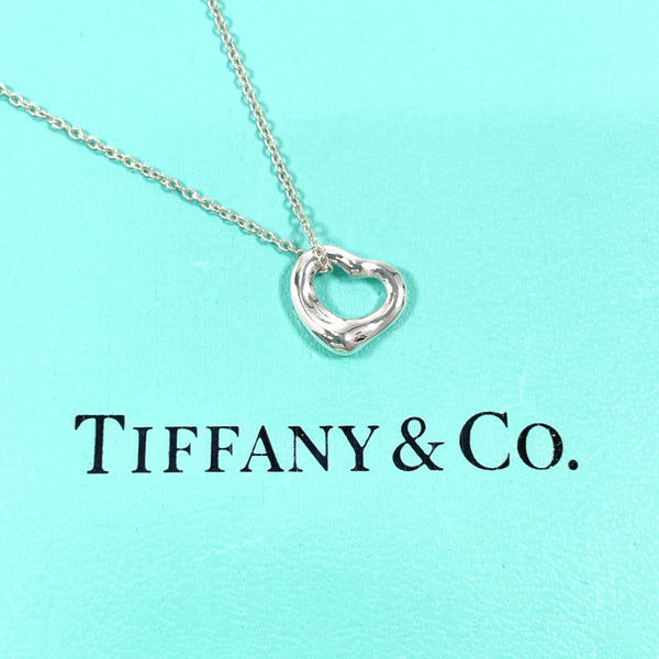 TIFFANY&Co. Necklace Open heart Elsa Peretti Silver925 Silver Women Second hand