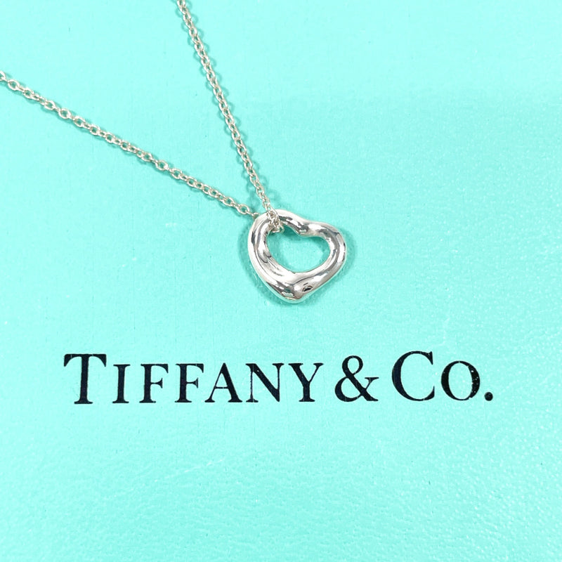 TIFFANY&Co. Necklace Open heart Elsa Peretti Silver925 Silver Women Second hand