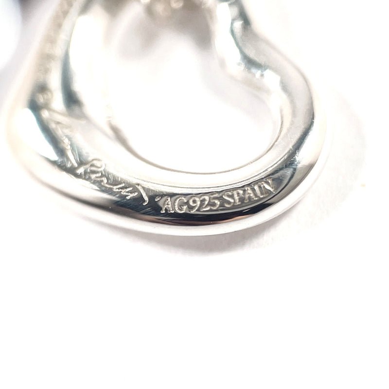 TIFFANY&Co. Necklace Open heart Elsa Peretti Silver925 Silver Women Second hand
