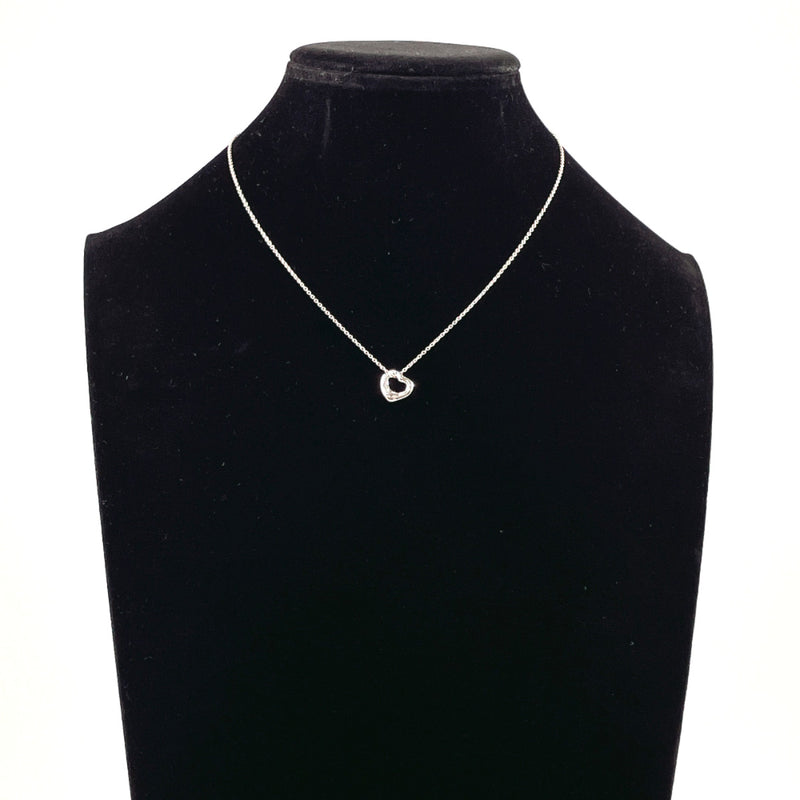 TIFFANY&Co. Necklace Open heart Elsa Peretti Silver925 Silver Women Second hand