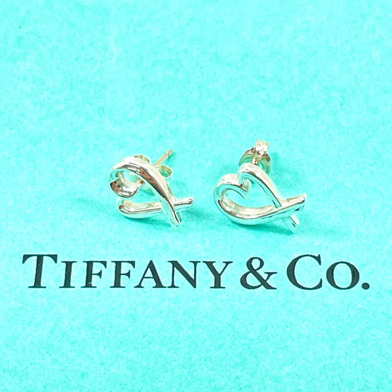 TIFFANY&Co. earring Loving heart Paloma Picasso Silver925 Silver Women Second hand