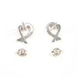 TIFFANY&Co. earring Loving heart Paloma Picasso Silver925 Silver Women Second hand