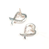 TIFFANY&Co. earring Loving heart Paloma Picasso Silver925 Silver Women Second hand