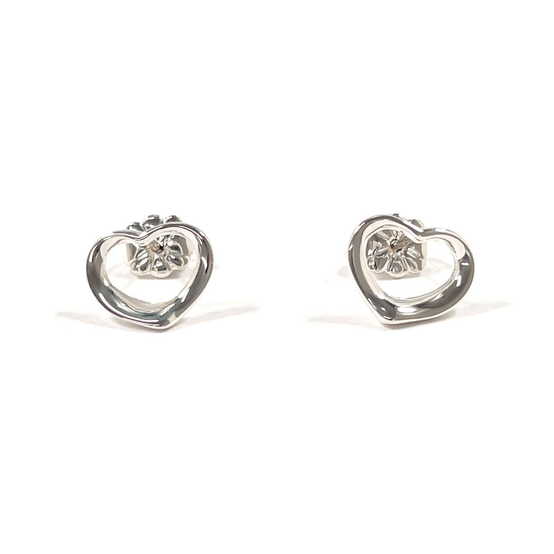 TIFFANY&Co. earring Open heart Elsa Peretti Sterling Silver/14 white gold Silver Women Second hand