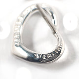 TIFFANY&Co. earring Open heart Elsa Peretti Sterling Silver/14 white gold Silver Women Second hand