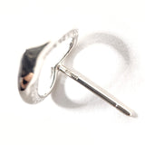 TIFFANY&Co. earring Open heart Elsa Peretti Sterling Silver/14 white gold Silver Women Second hand
