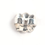 TIFFANY&Co. earring Open heart Elsa Peretti Sterling Silver/14 white gold Silver Women Second hand