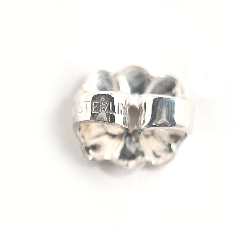 TIFFANY&Co. earring Open heart Elsa Peretti Sterling Silver/14 white gold Silver Women Second hand
