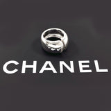 CHANEL Ring logo Silver925 #US 6 Silver Women Second hand