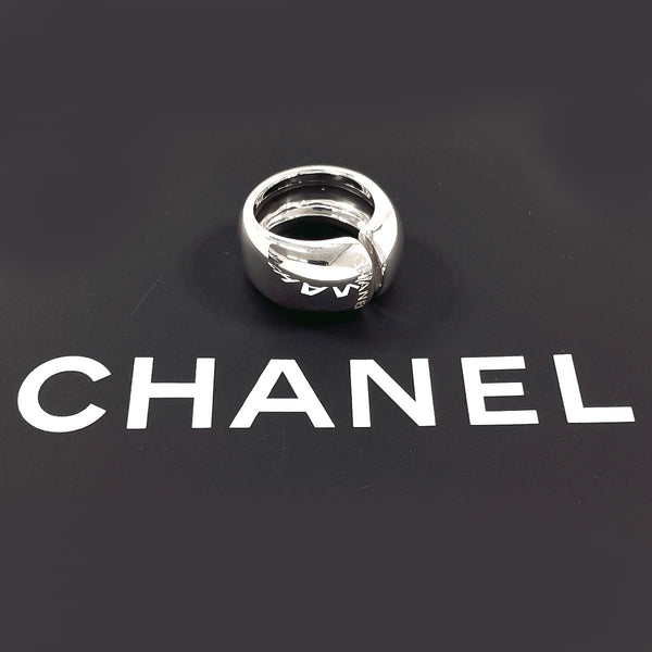 CHANEL Ring logo Silver925 #US 6 1/4 Silver Women Second hand