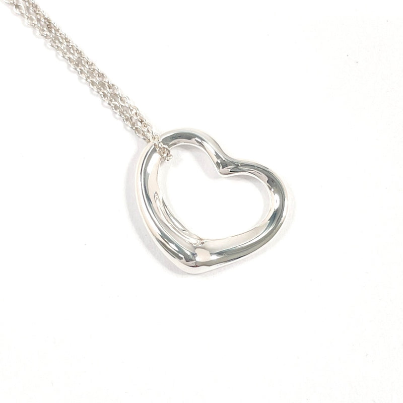 TIFFANY&Co. Necklace Open heart Elsa Peretti Silver925 Silver Women Second hand
