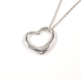TIFFANY&Co. Necklace Open heart Elsa Peretti Silver925 Silver Women Second hand