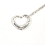 TIFFANY&Co. Necklace Open heart Elsa Peretti Silver925 Silver Women Second hand