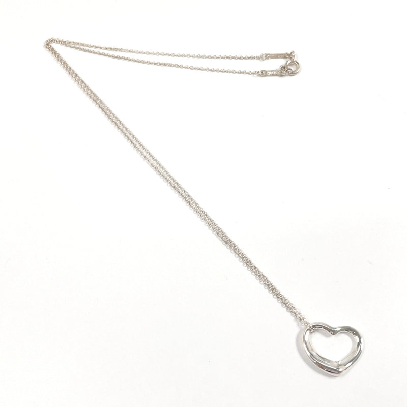 TIFFANY&Co. Necklace Open heart Elsa Peretti Silver925 Silver Women Second hand