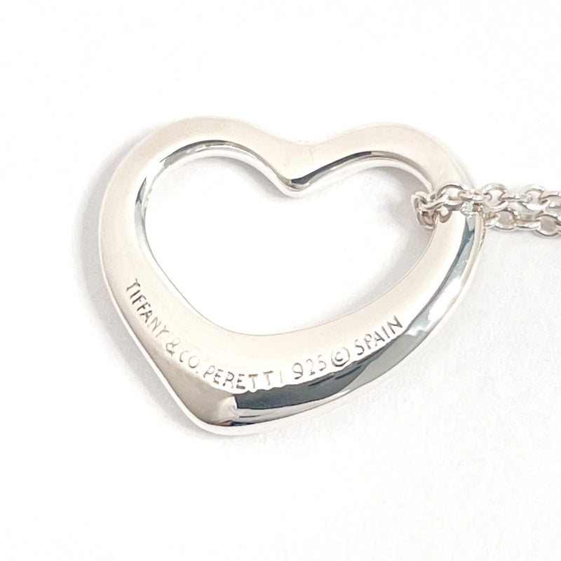 TIFFANY&Co. Necklace Open heart Elsa Peretti Silver925 Silver Women Second hand