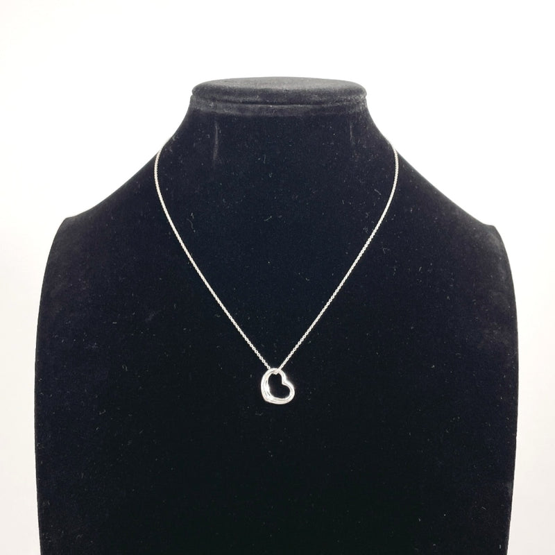 TIFFANY&Co. Necklace Open heart Elsa Peretti Silver925 Silver Women Second hand