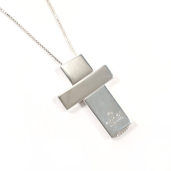 GUCCI Necklace Separate cross Silver925 Silver unisex Second hand