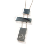 GUCCI Necklace Separate cross Silver925 Silver unisex Second hand