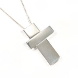 GUCCI Necklace Separate cross Silver925 Silver unisex Second hand