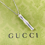 GUCCI Necklace Bamboo Silver925 Silver unisex Second hand