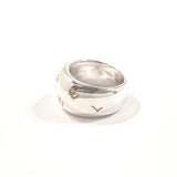 CHANEL Ring logo vintage Silver925 #US 6 1/4 Silver Women Second hand