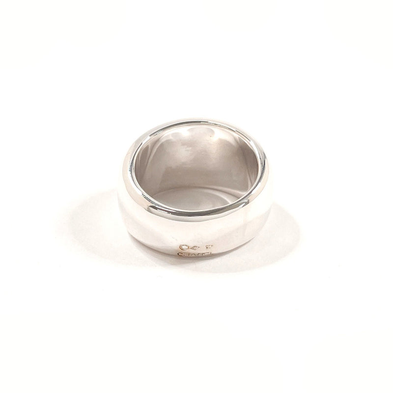 CHANEL Ring logo vintage Silver925 #US 6 1/4 Silver Women Second hand