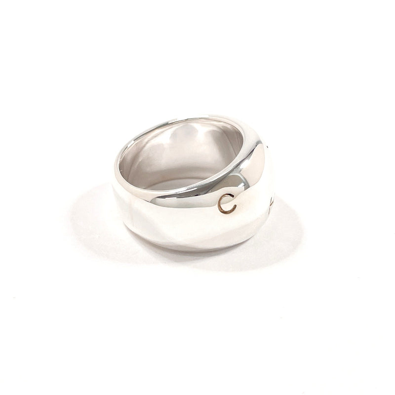 CHANEL Ring logo vintage Silver925 #US 6 1/4 Silver Women Second hand