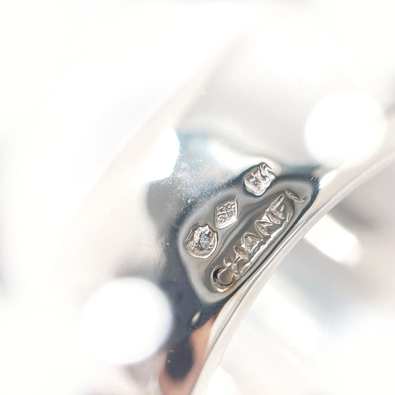 CHANEL Ring logo vintage Silver925 #US 6 1/4 Silver Women Second hand