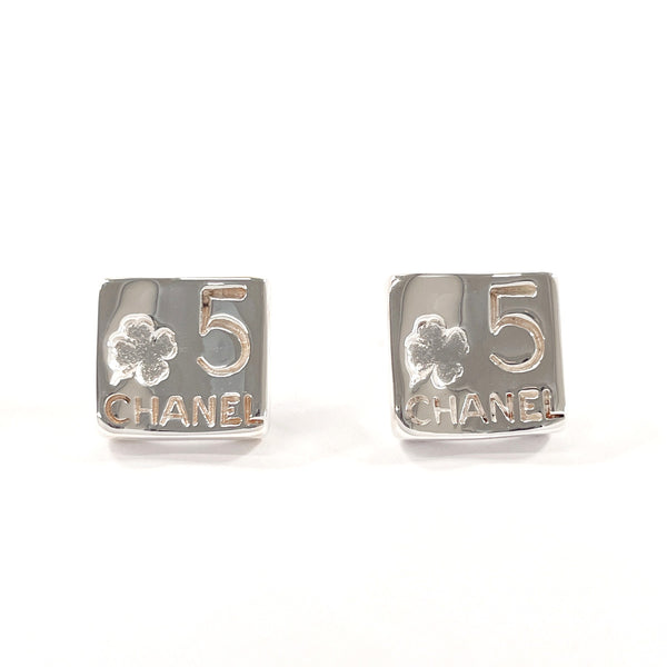 CHANEL earring square clover vintage Silver925 Silver Women Second hand