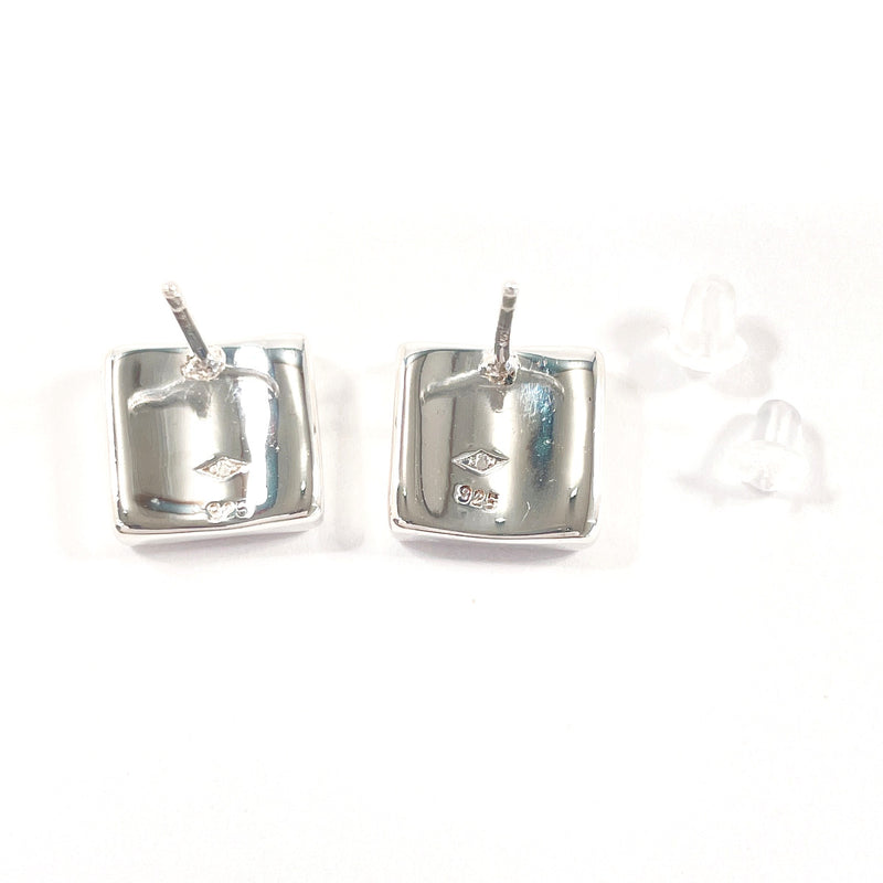 CHANEL earring square clover vintage Silver925 Silver Women Second hand