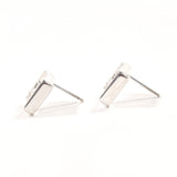 CHANEL earring square clover vintage Silver925 Silver Women Second hand