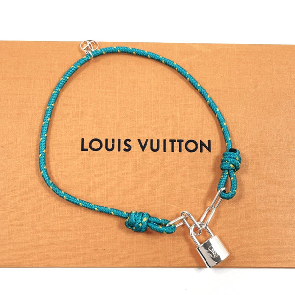 LOUIS VUITTON bracelet Q95866 Bracelet Lockit Silver925 blue blue C83319 unisex Second hand