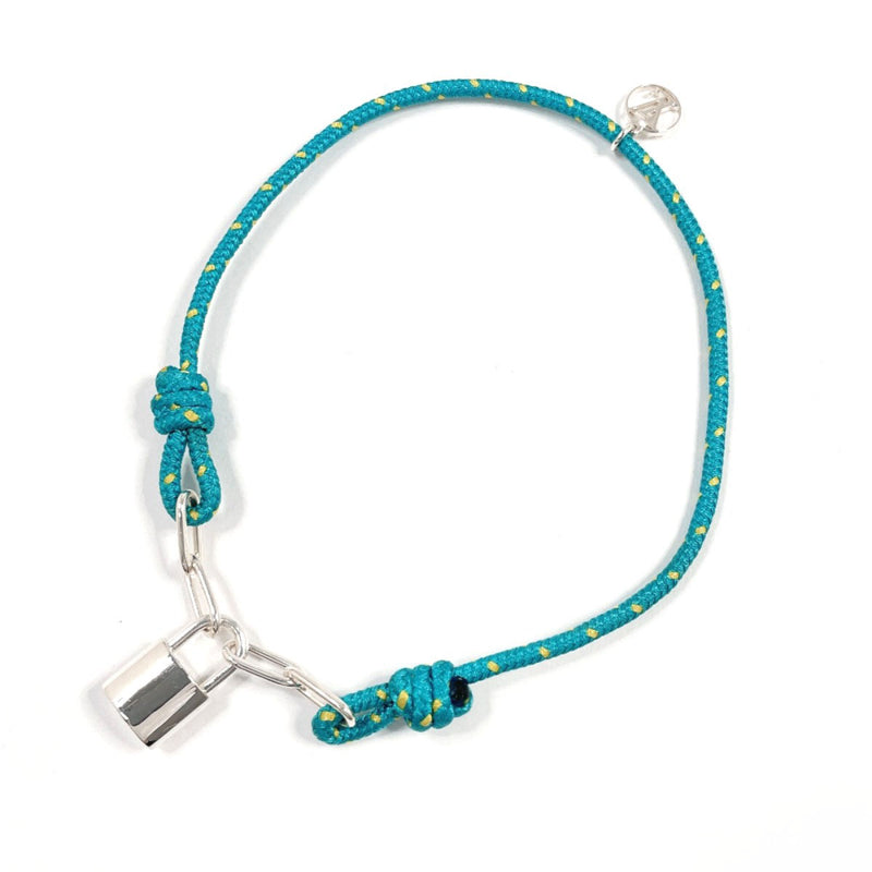 LOUIS VUITTON bracelet Q95866 Bracelet Lockit Silver925 blue blue C83319 unisex Second hand