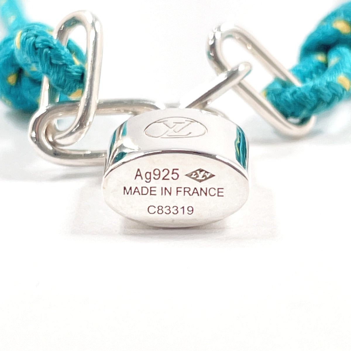 LOUIS VUITTON bracelet Q95866 Bracelet Lockit Silver925 blue blue