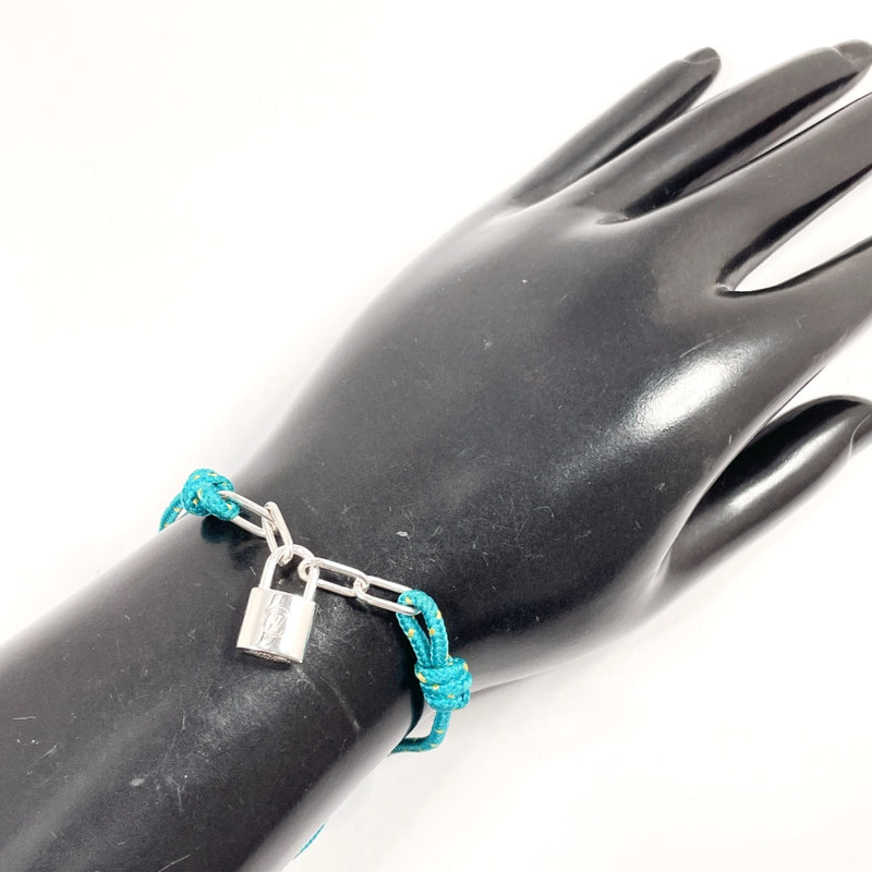 LOUIS VUITTON bracelet Q95866 Bracelet Lockit Silver925 blue blue C83319 unisex Second hand