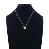 TIFFANY&Co. Necklace Curved heart Elsa Peretti Silver925 Silver Women Second hand