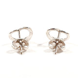 TIFFANY&Co. earring Open heart Elsa Peretti Silver925/14 white gold Silver Women Second hand