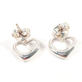 TIFFANY&Co. earring Open heart Elsa Peretti Silver925/14 white gold Silver Women Second hand