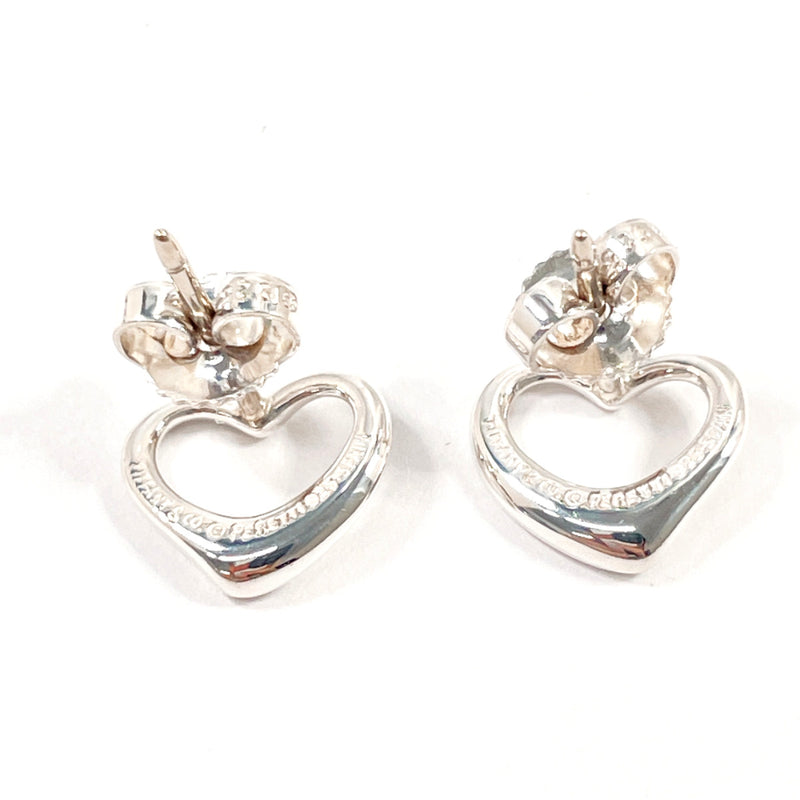 TIFFANY&Co. earring Open heart Elsa Peretti Silver925/14 white gold Silver Women Second hand