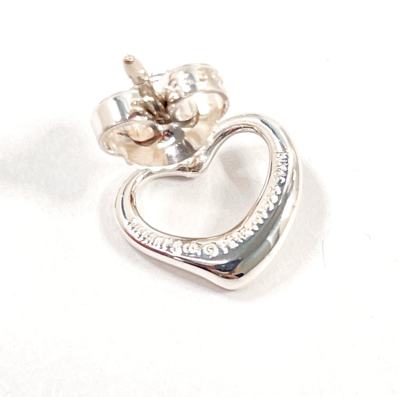 TIFFANY&Co. earring Open heart Elsa Peretti Silver925/14 white gold Silver Women Second hand