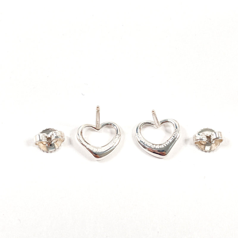 TIFFANY&Co. earring Open heart Elsa Peretti Silver925/14 white gold Silver Women Second hand