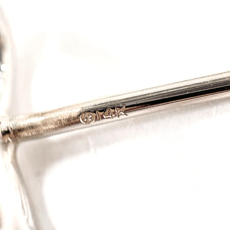 TIFFANY&Co. earring Open heart Elsa Peretti Silver925/14 white gold Silver Women Second hand