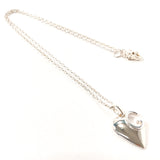 GUCCI Necklace 233963 J8400 8106 G logo heart Silver925 Silver Women Second hand