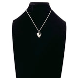 GUCCI Necklace 233963 J8400 8106 G logo heart Silver925 Silver Women Second hand