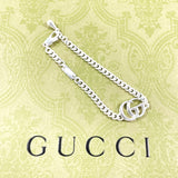 GUCCI bracelet Double G Chain Silver925 Silver unisex Second hand