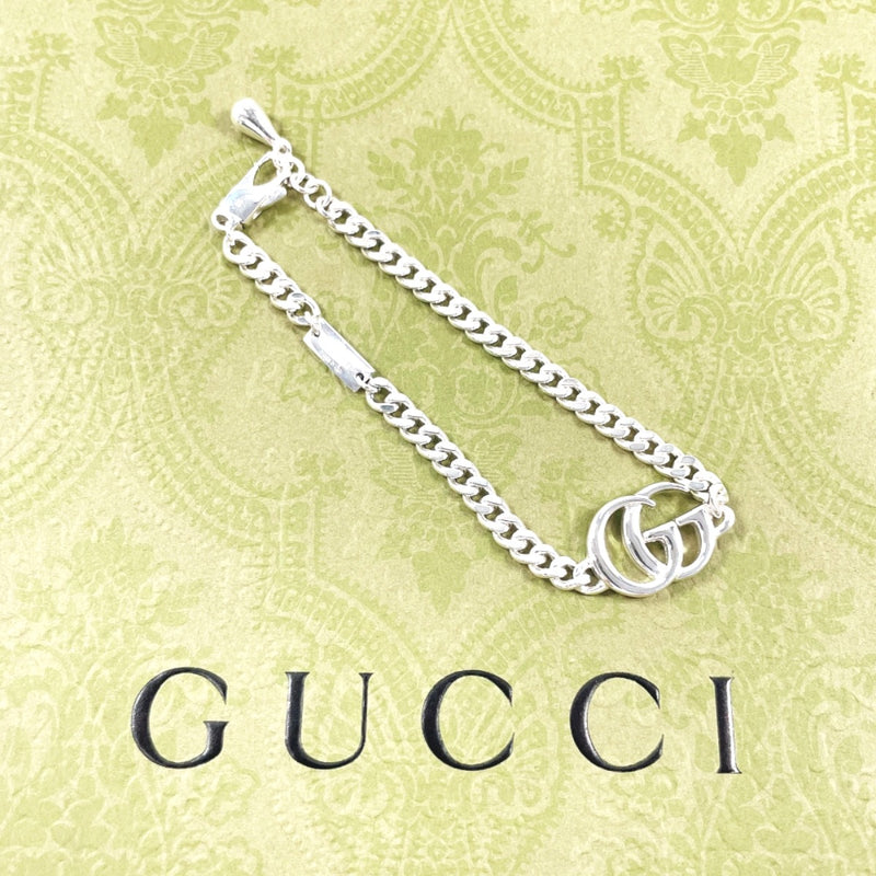 GUCCI bracelet Double G Chain Silver925 Silver unisex Second hand