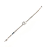 GUCCI bracelet Double G Chain Silver925 Silver unisex Second hand