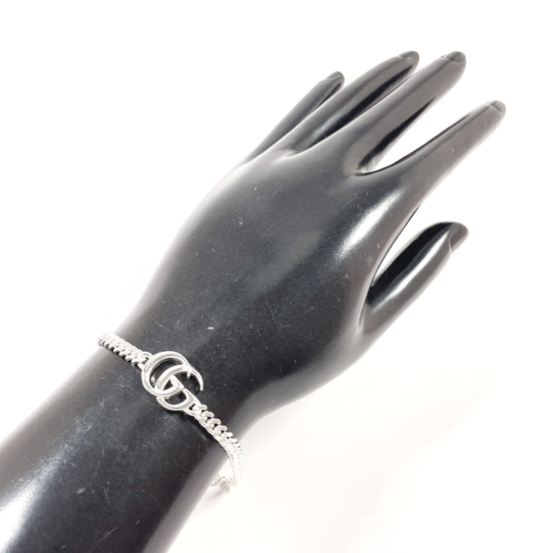 GUCCI bracelet Double G Chain Silver925 Silver unisex Second hand