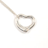 TIFFANY&Co. Necklace Open heart Elsa Peretti Silver925 Silver Women Second hand