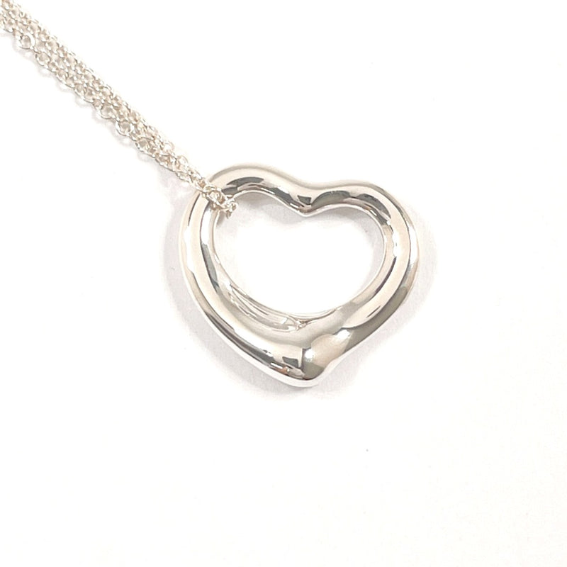 TIFFANY&Co. Necklace Open heart Elsa Peretti Silver925 Silver Women Second hand
